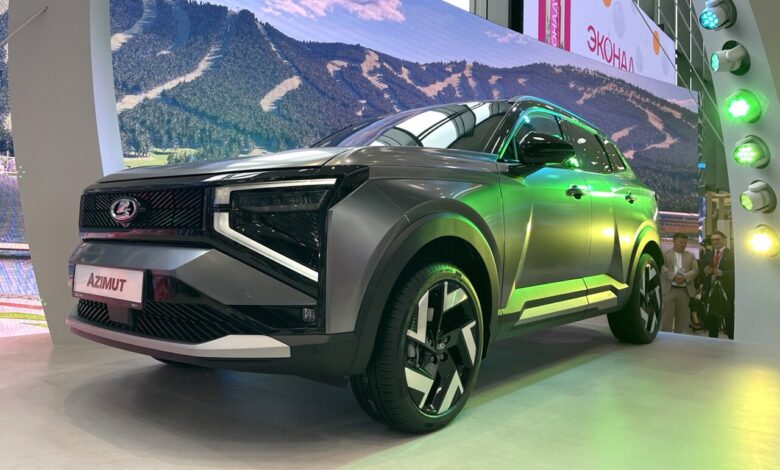 Lada Azimut, готовящийся к испытаниям в кислотной ванне