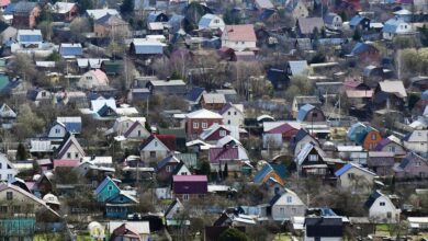Изображение дачи с газовым оборудованием и зелеными насаждениями