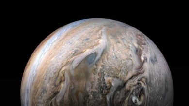 Изображение космического завода на Юпитере, где формировались планеты