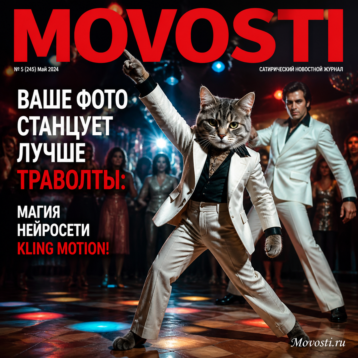 Изображение, демонстрирующее танцевальную анимацию, созданную с помощью нейросети Kling Motion.