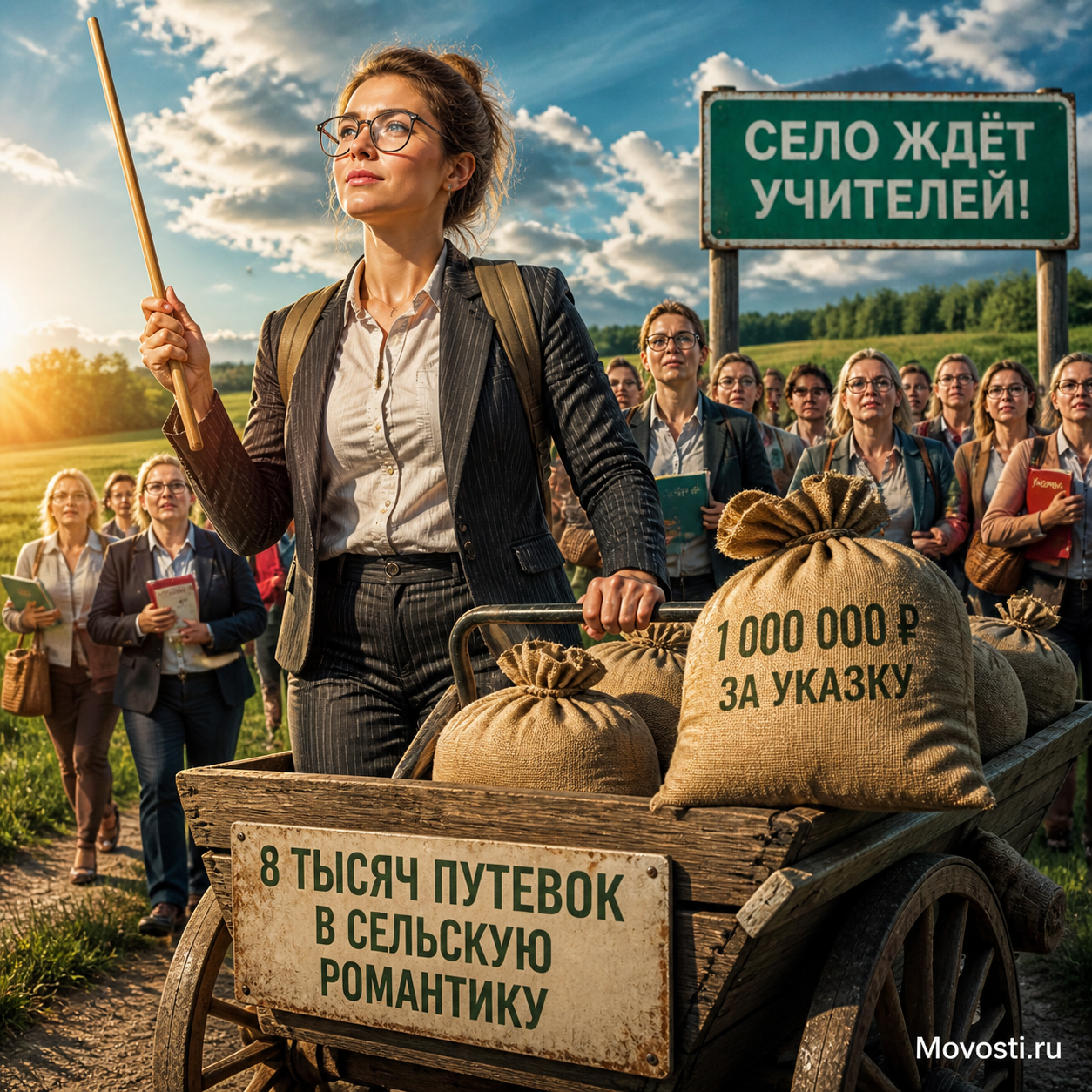 Учителя в селе, стремящиеся к новым возможностям