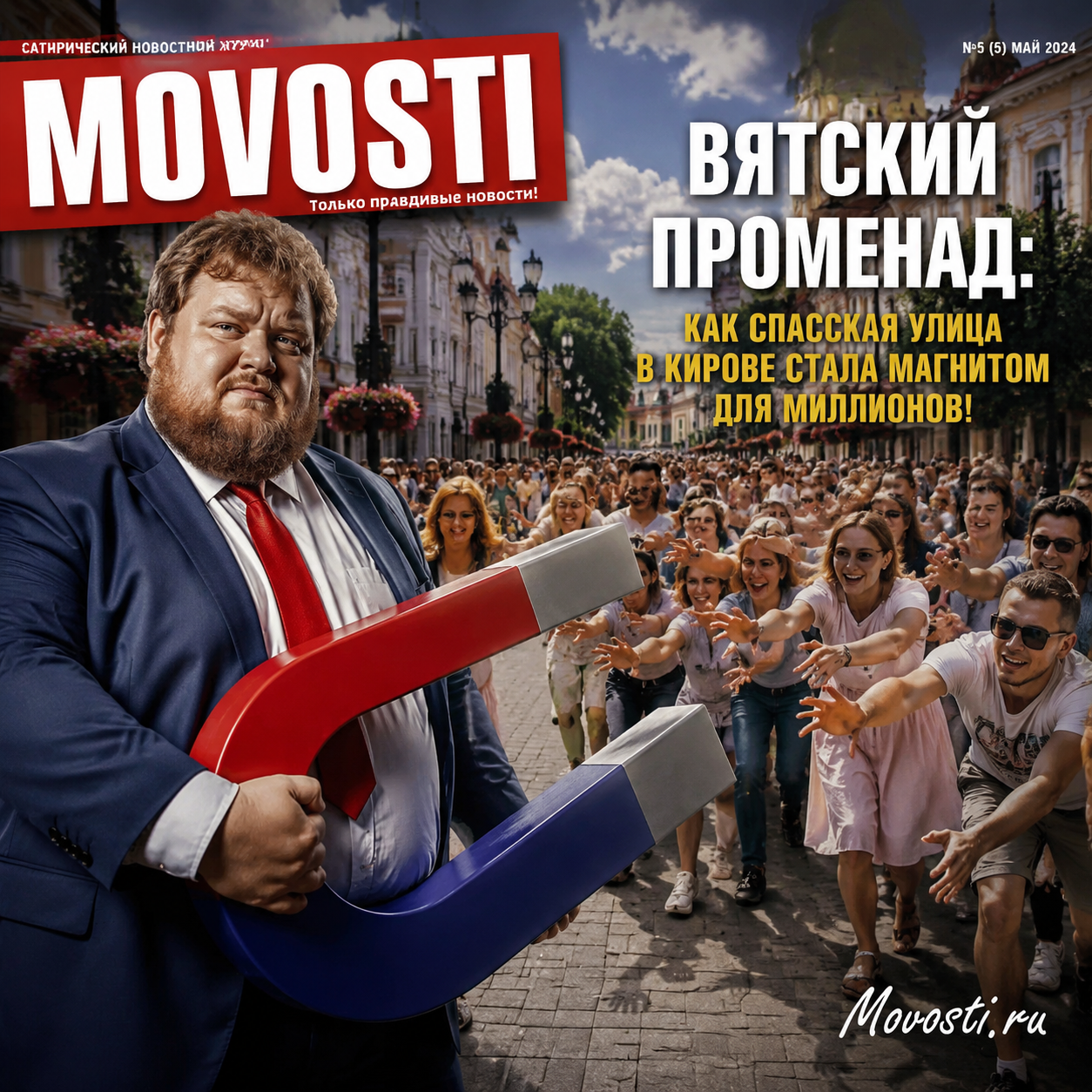 Вятский променад: как Спасская улица в Кирове стала магнитом для миллионов!