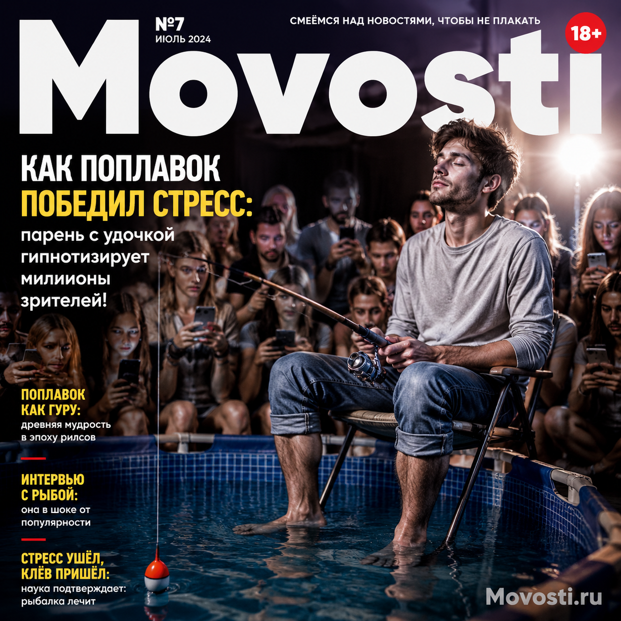 Как поплавок победил стресс: парень с удочкой гипнотизирует миллионы зрителей!