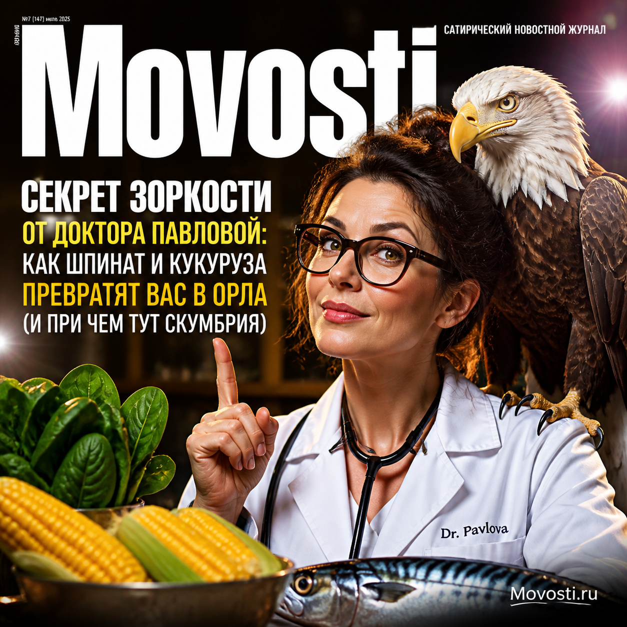 Доктор Павлова делится секретами здоровья с помощью шпината и кукурузы