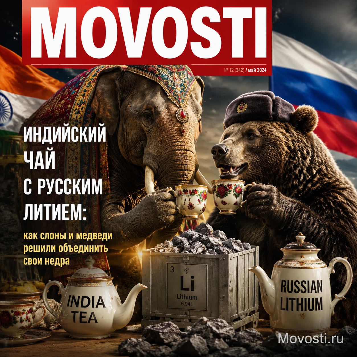 Слоны и медведи объединяют свои недра в уникальном союзе