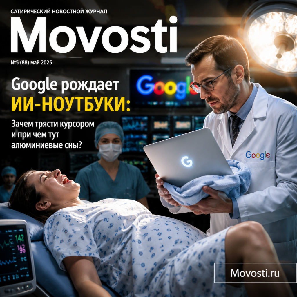 Изображение ИИ-ноутбука от Google с алюминиевым корпусом