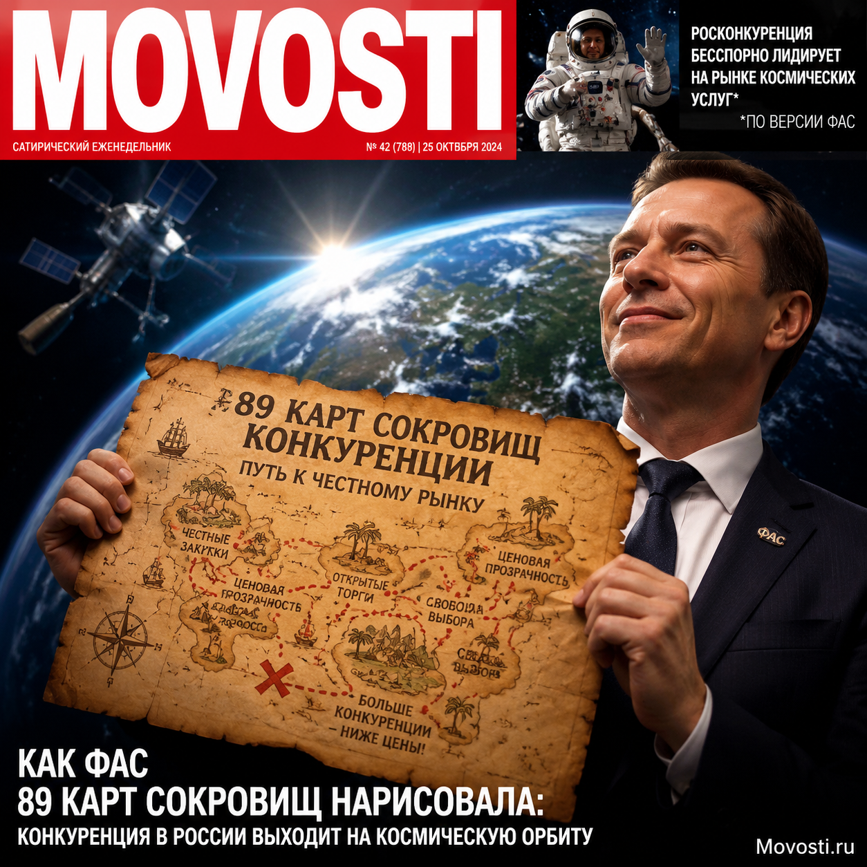 Конкуренция в России выходит на космическую орбиту