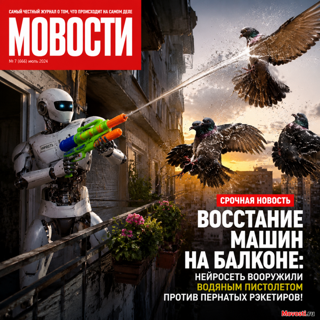 Нейросеть с водяным пистолетом против пернатых рэкетиров