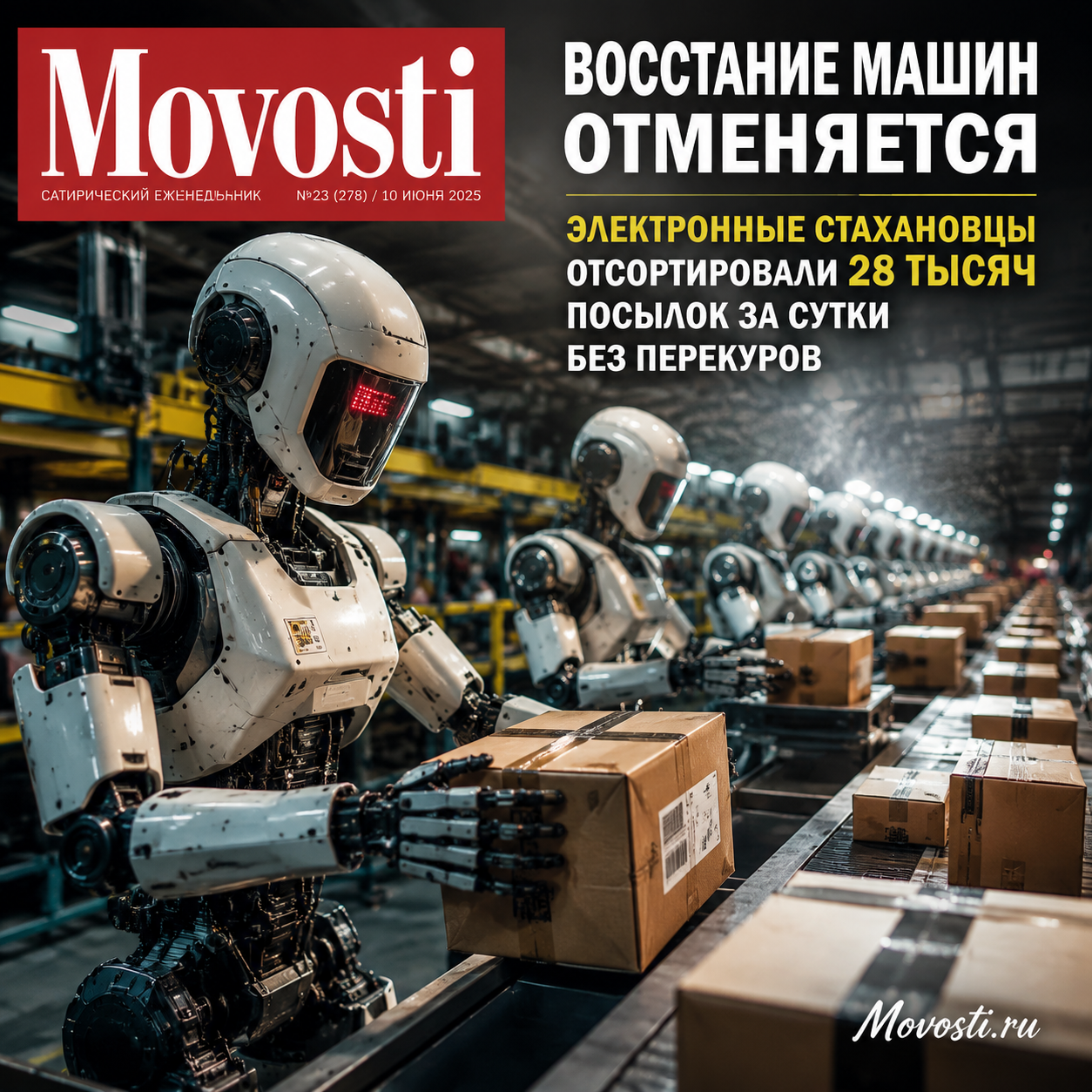 Восстание машин отменяется: электронные стахановцы отсортировали 28 тысяч посылок за сутки без перекуров