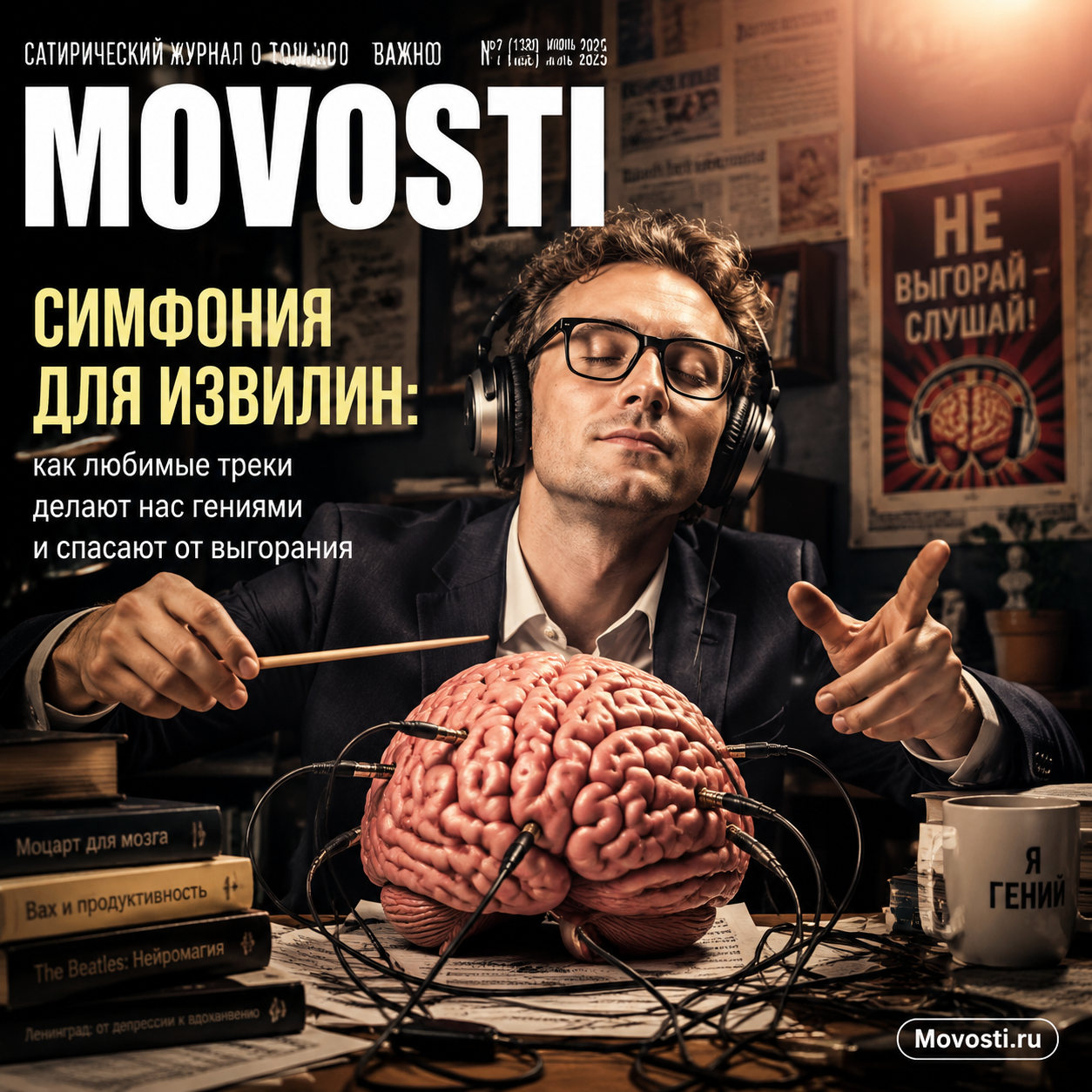 Симфония для извилин: как любимые треки делают нас гениями и спасают от выгорания