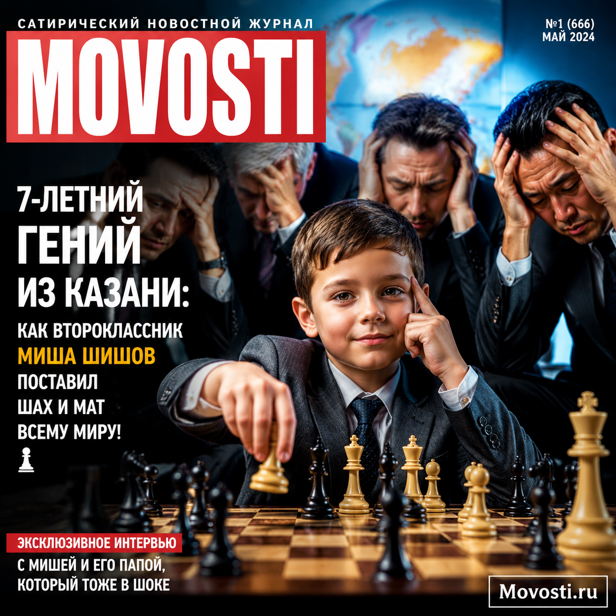 7-летний гений из Казани: как второклассник Миша Шишов поставил шах и мат всему миру! ♟️