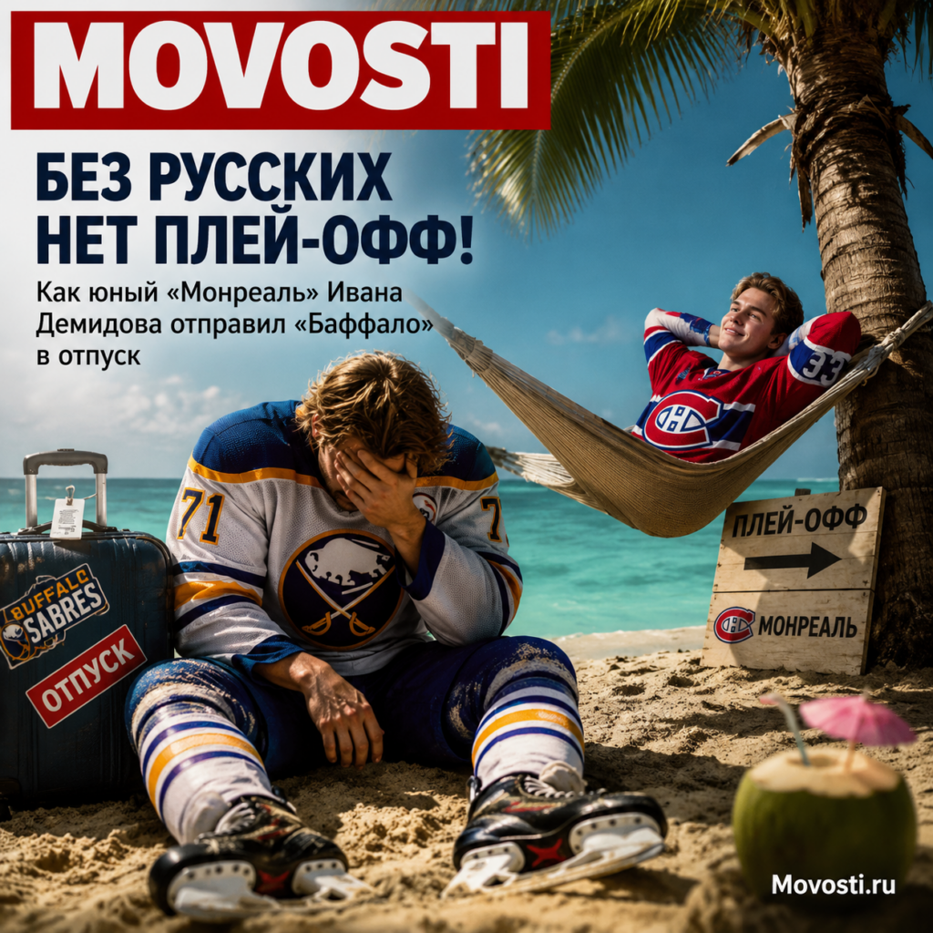Иван Демидов в игре за Монреаль против Баффало