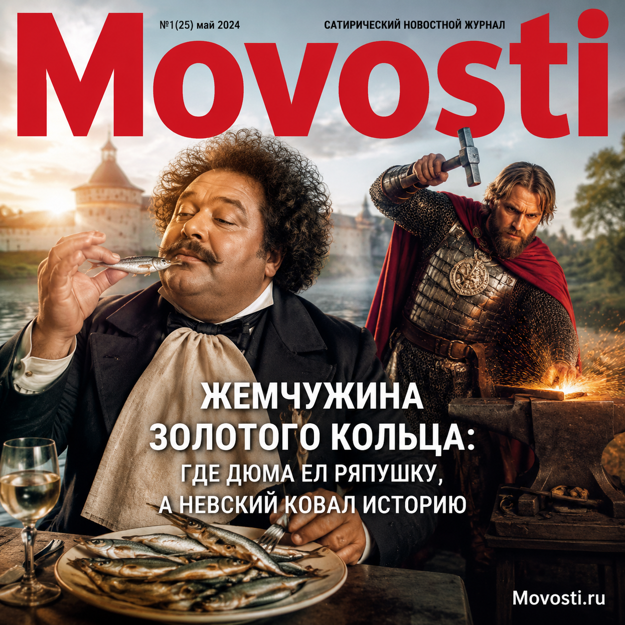 Исторический пейзаж Золотого кольца России