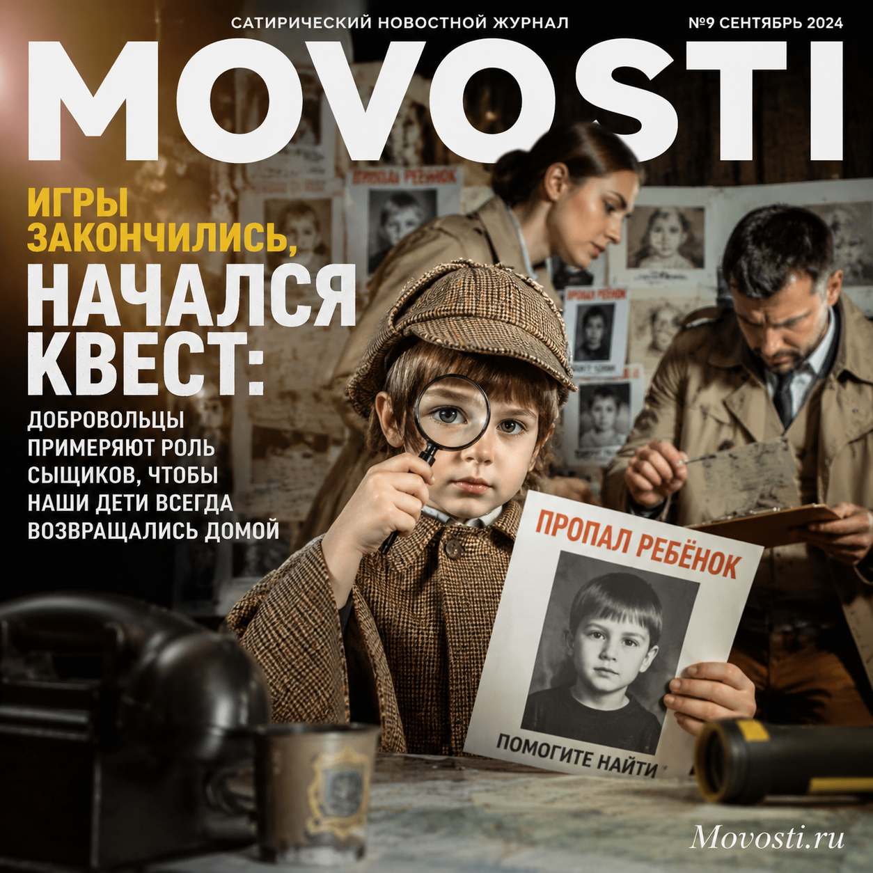 Добровольцы в роли сыщиков во время квеста
