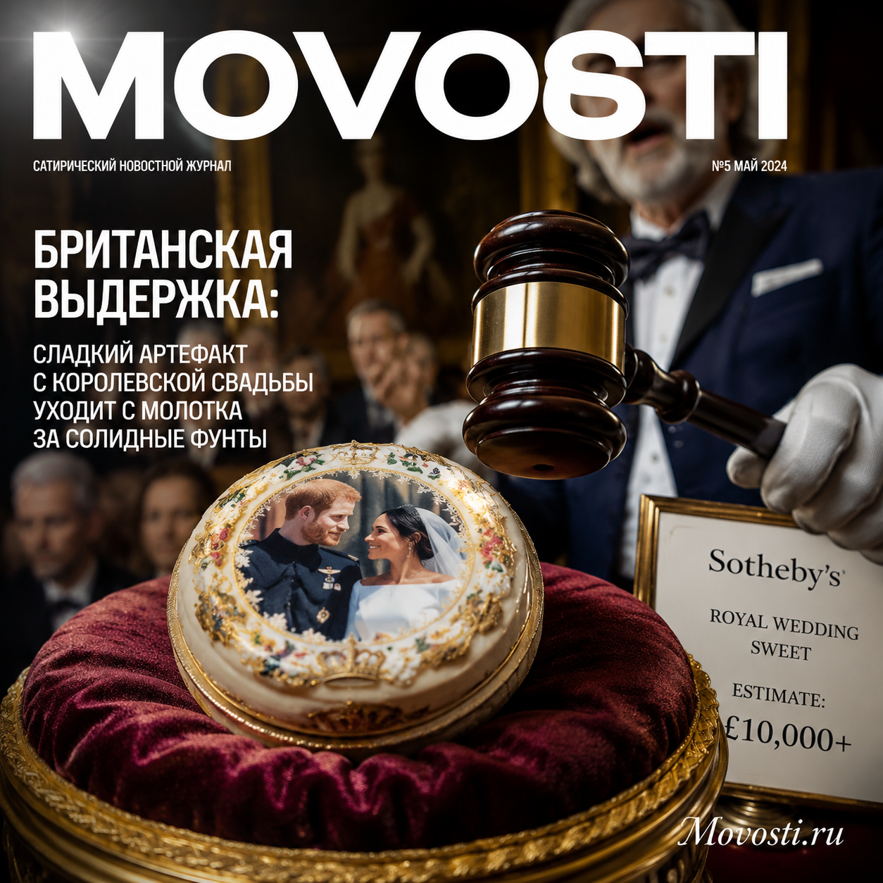 Сладкий артефакт с королевской свадьбы, уходящий с молотка