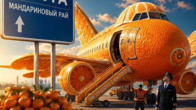 Крылатые колесницы готовятся к взлету в мандариновом раю