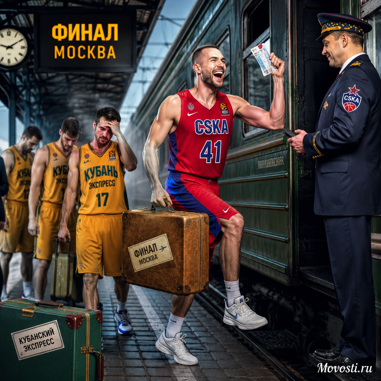 ЦСКА против Кубанского экспресса в финале