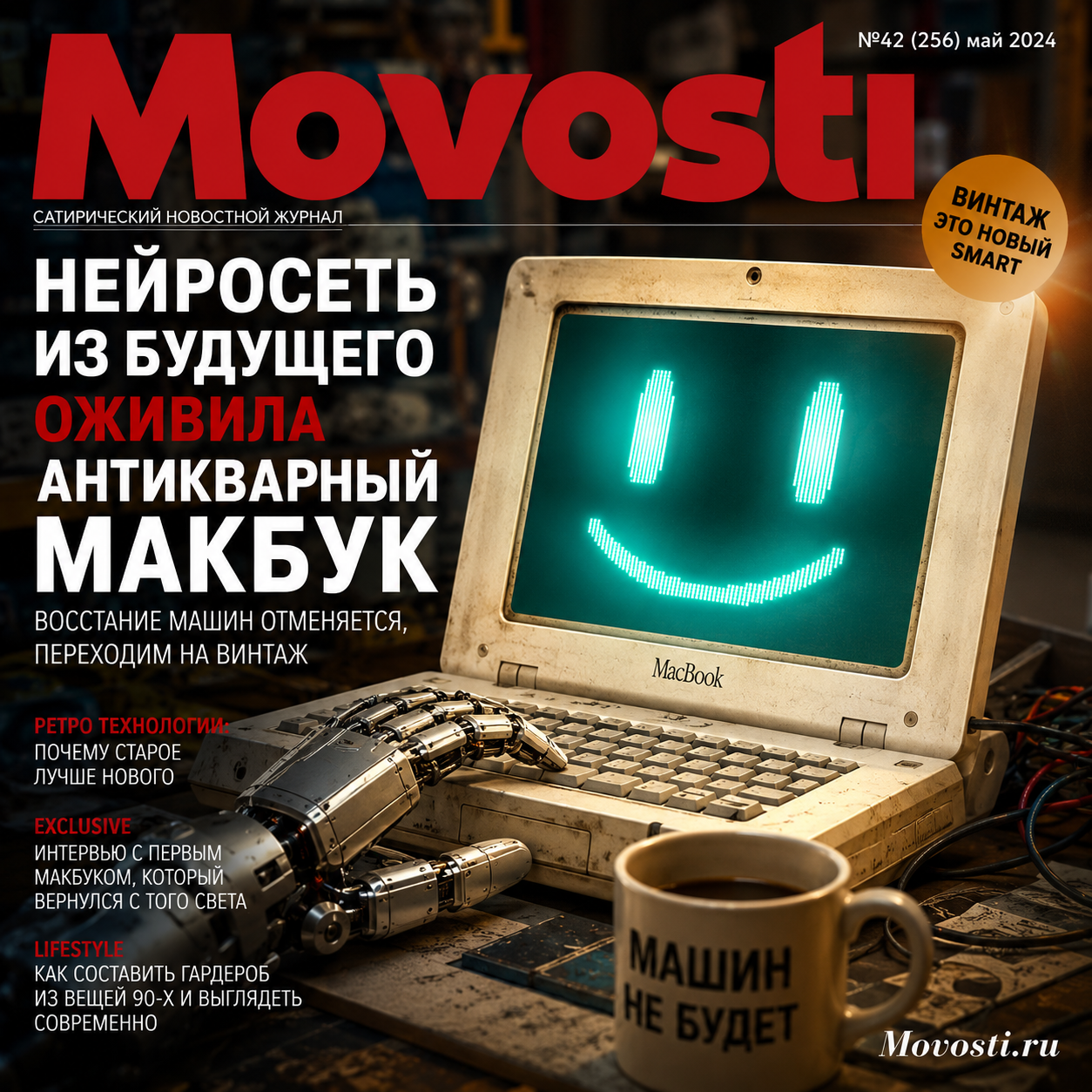 Нейросеть из будущего оживила антикварный Макбук: восстание машин отменяется, переходим на винтаж