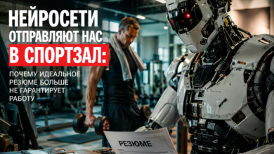 Изображение, иллюстрирующее влияние нейросетей на рынок труда и резюме