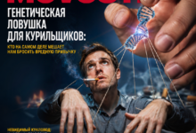 Изображение, иллюстрирующее генетические факторы, влияющие на зависимость от курения