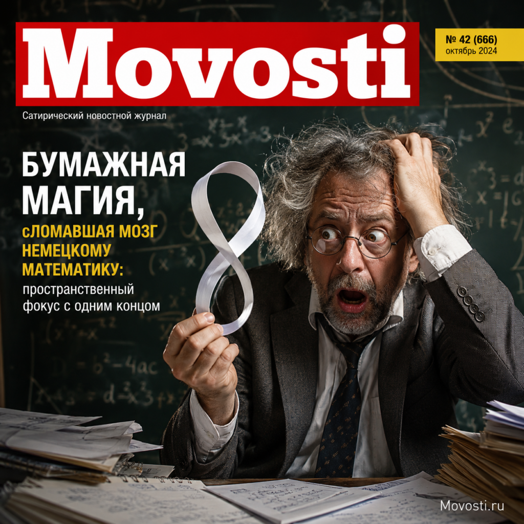 Изображение пространственного фокуса, созданного из бумаги, который удивил немецкого математика