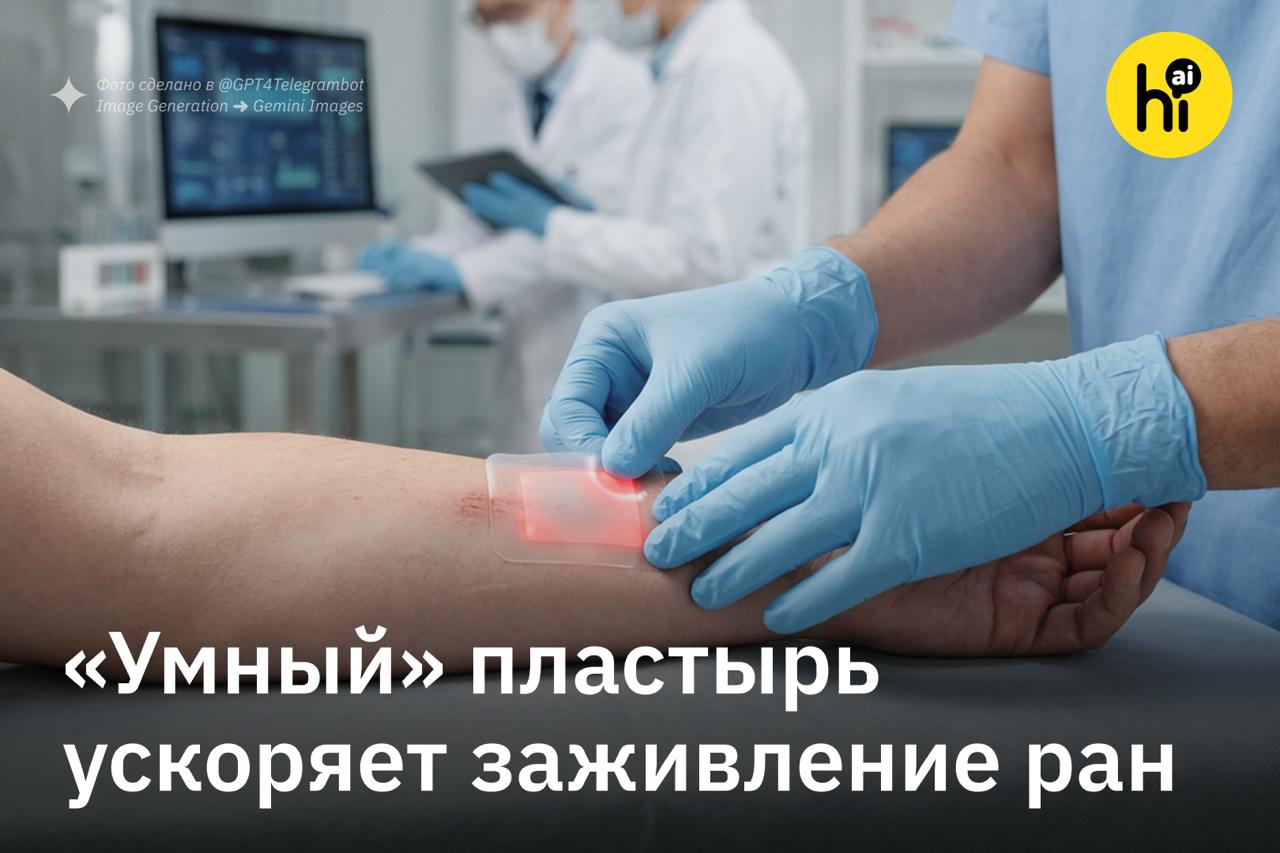 Корейский пластырь с мини-телевизором, способствующий быстрому заживлению ран