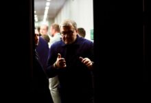 Пореченков и Яглыч на боксерском ринге, демонстрируя свои спортивные навыки.
