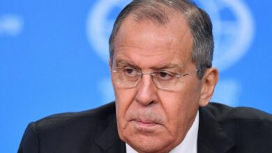 Министр иностранных дел России Сергей Лавров на мероприятии в Улан-Удэ, посвящённом евразийской дружбе.