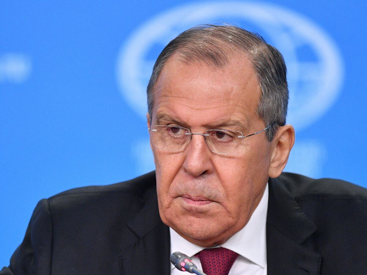 Министр иностранных дел России Сергей Лавров на мероприятии в Улан-Удэ, посвящённом евразийской дружбе.