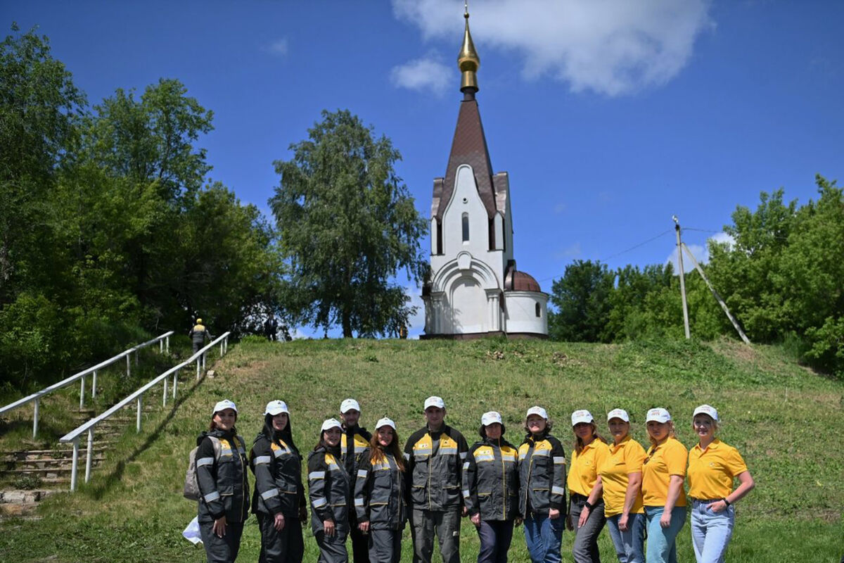 Изображение живой воды Самарской губернии, бьющей ключом
