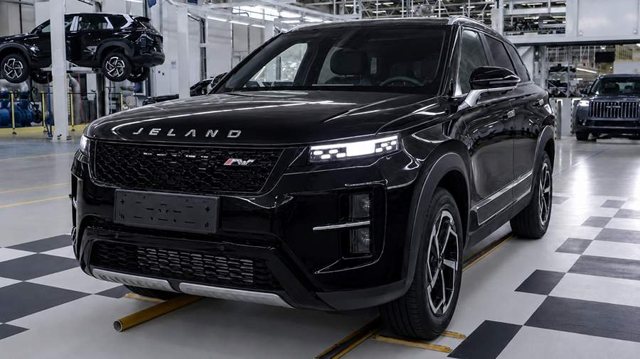 Изображение нового автомобиля Jeland J7, производимого в Петербургских Шушарах.
