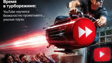 Изображение, иллюстрирующее функции YouTube для ускоренного просмотра видео
