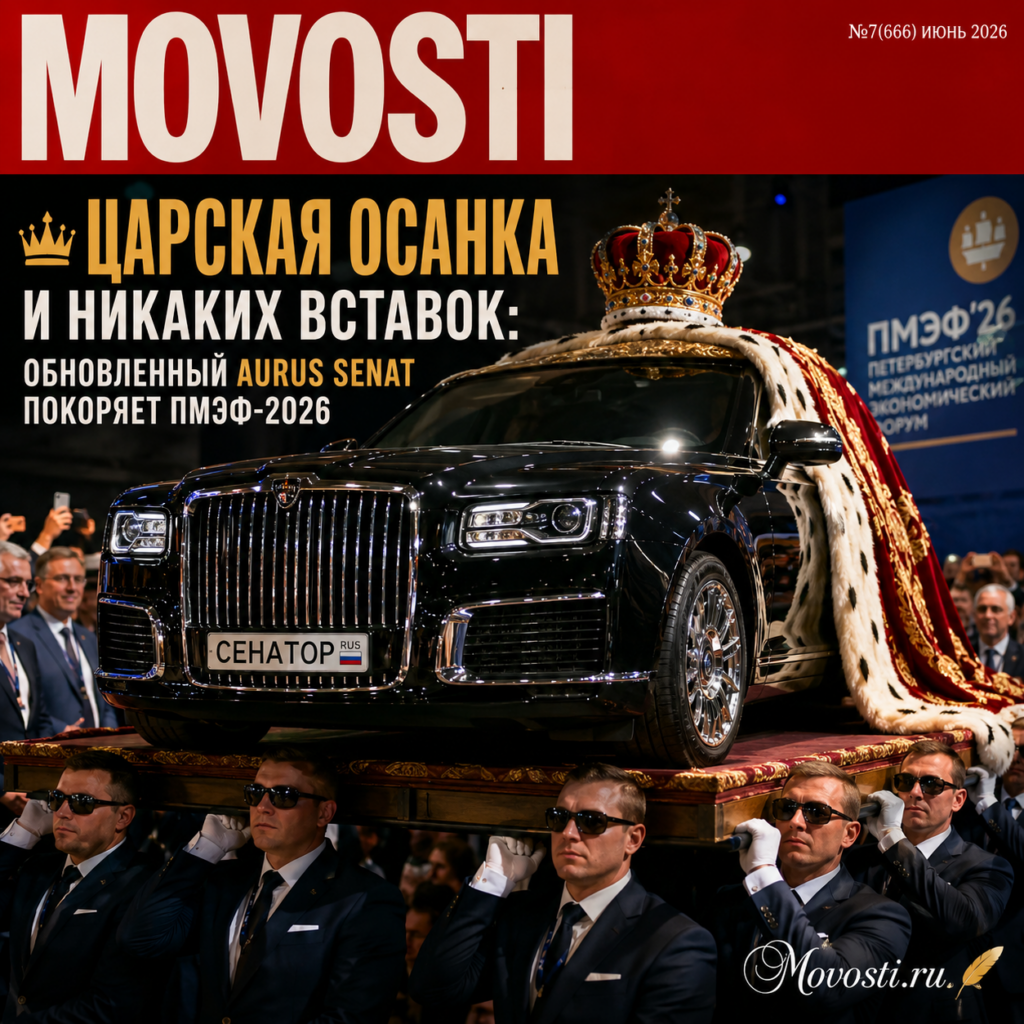 Обновленный Aurus Senat на ПМЭФ-2026