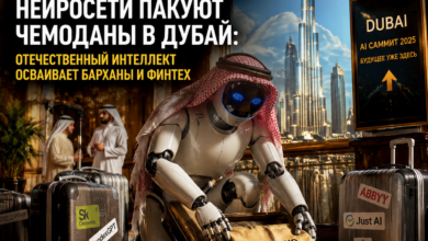 Изображение нейросети, упаковывающей чемоданы для поездки в Дубай