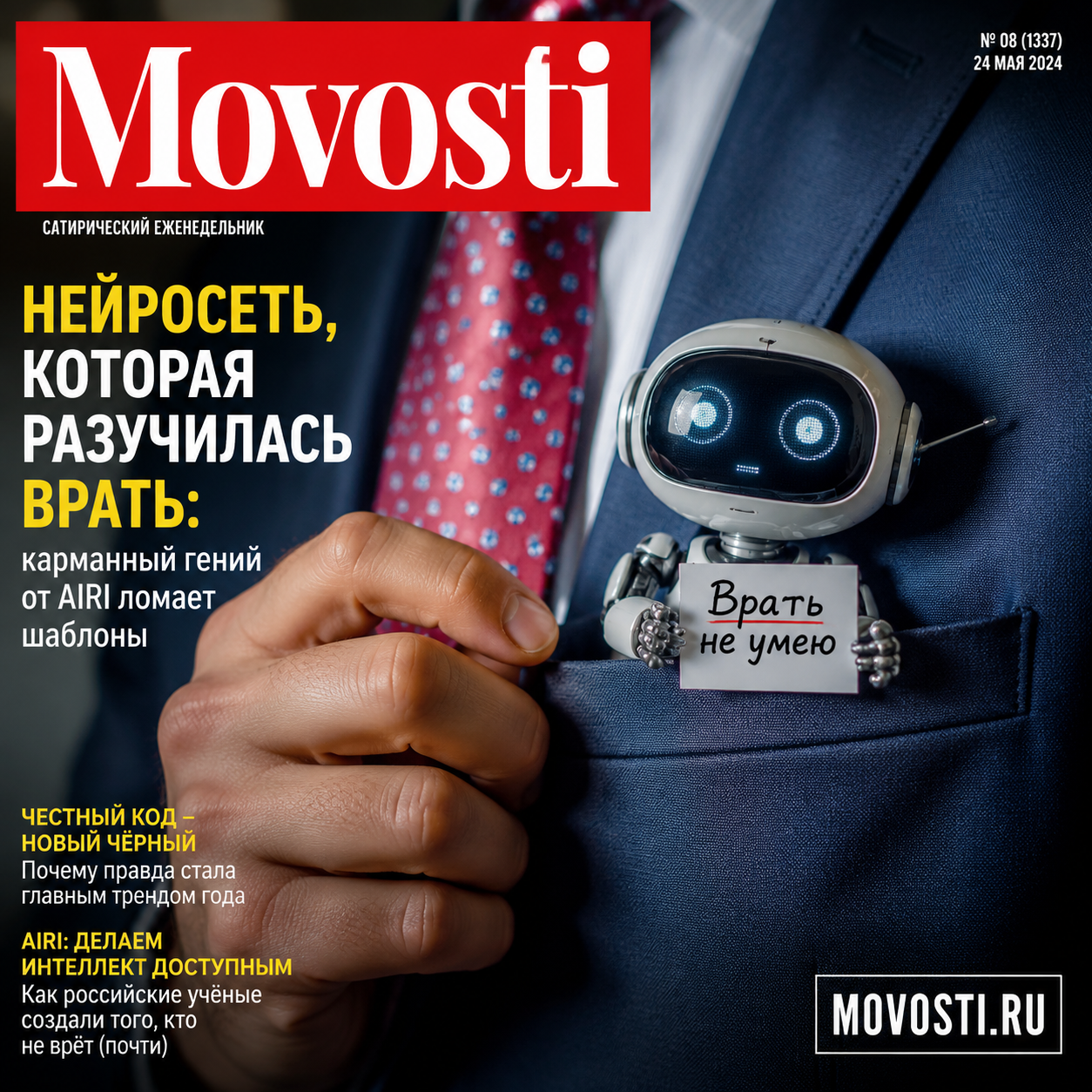 Иллюстрация нейросети AIRI, демонстрирующая новые подходы к правде и инновациям.
