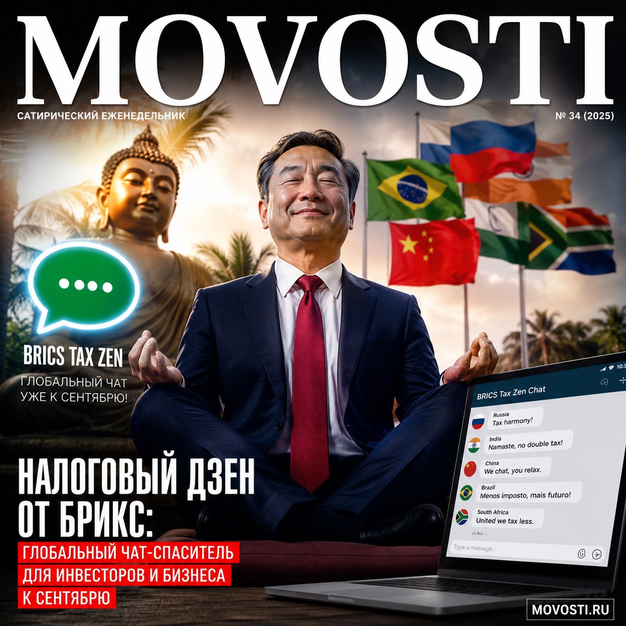 Иллюстрация, представляющая налоговые стратегии БРИКС для инвесторов и бизнеса.