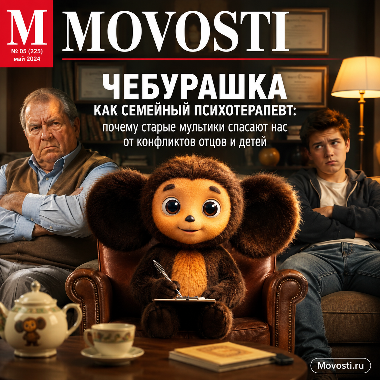 Чебурашка помогает семье решать конфликты