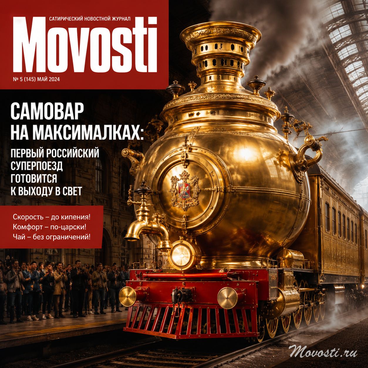 Самовар на максималках: первый российский суперпоезд готовится к выходу в свет