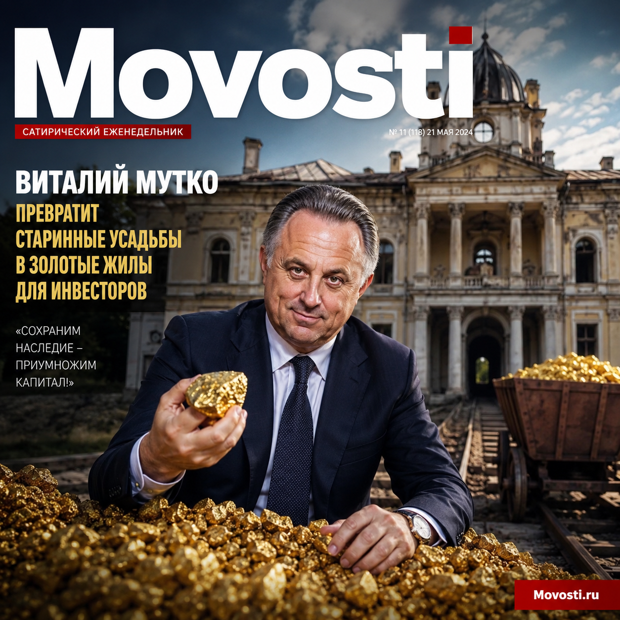 Виталий Мутко обсуждает проект преобразования усадеб в инвестиционные объекты