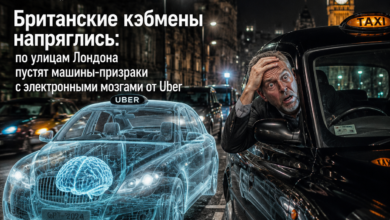 Машины-призраки с электронными мозгами от Uber на улицах Лондона
