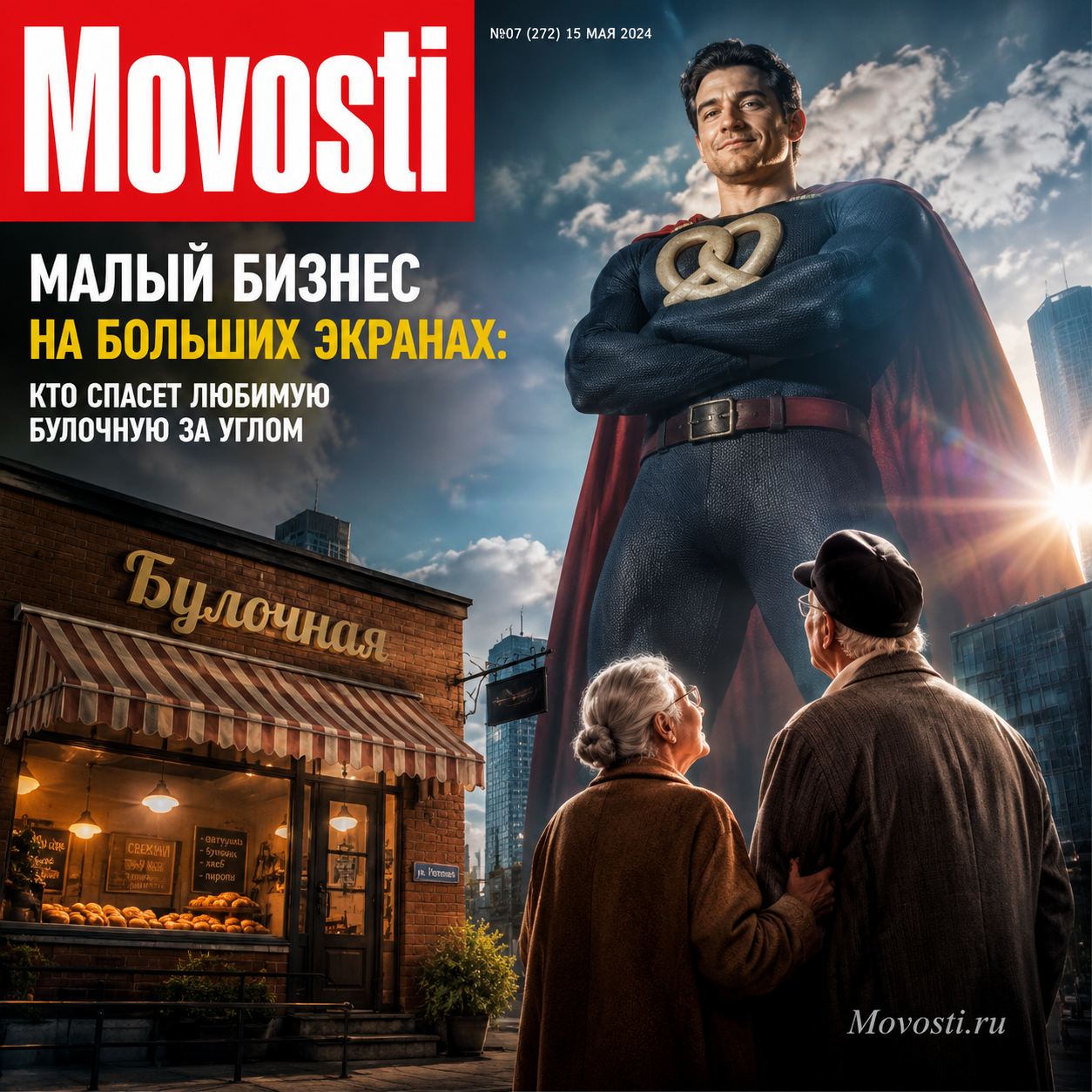 Изображение булочной, символизирующее малый бизнес