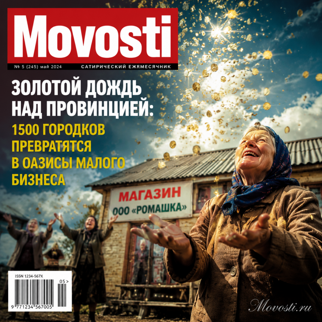 Изображение, символизирующее процветание малого бизнеса в провинции.