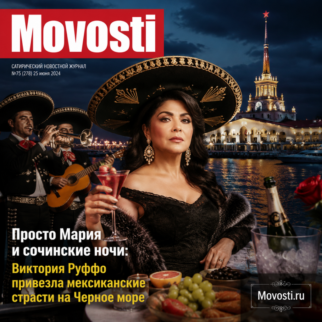 Виктория Руффо в Сочи, вдохновленная мексиканскими страстями