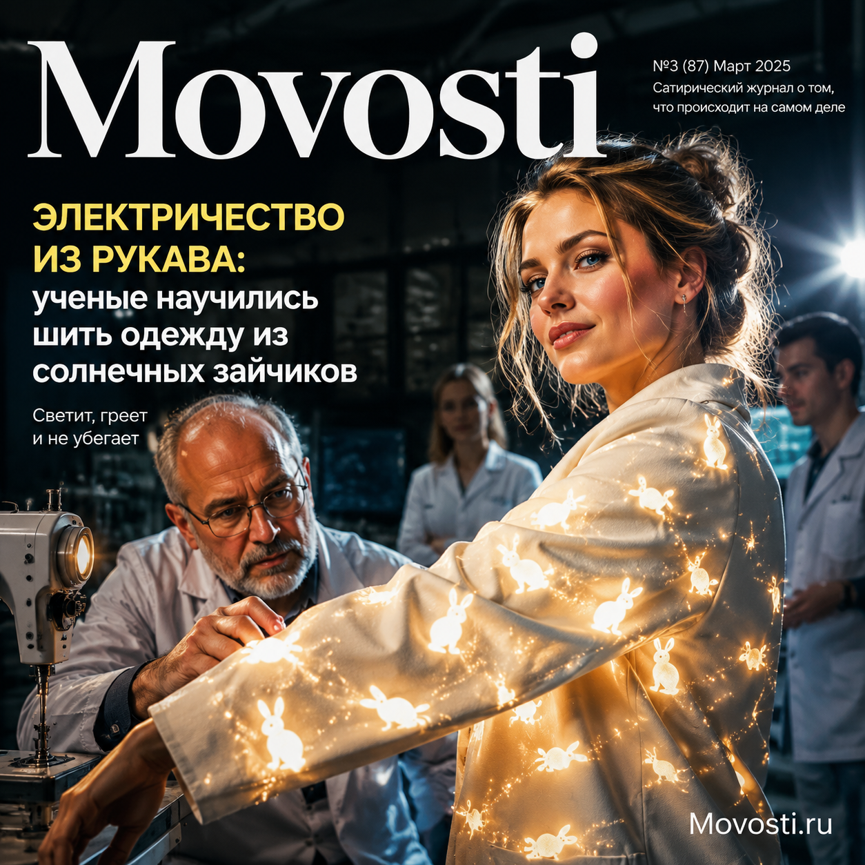 Изображение одежды, созданной с использованием солнечных зайчиков