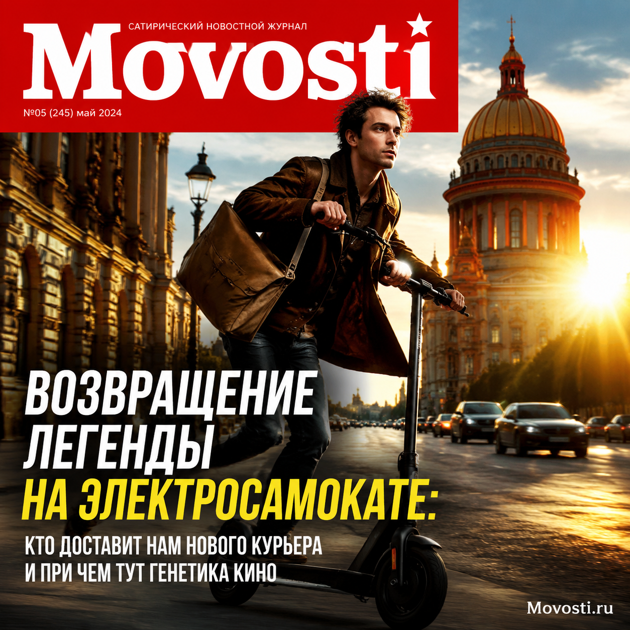 Изображение нового Курьера на электросамокате