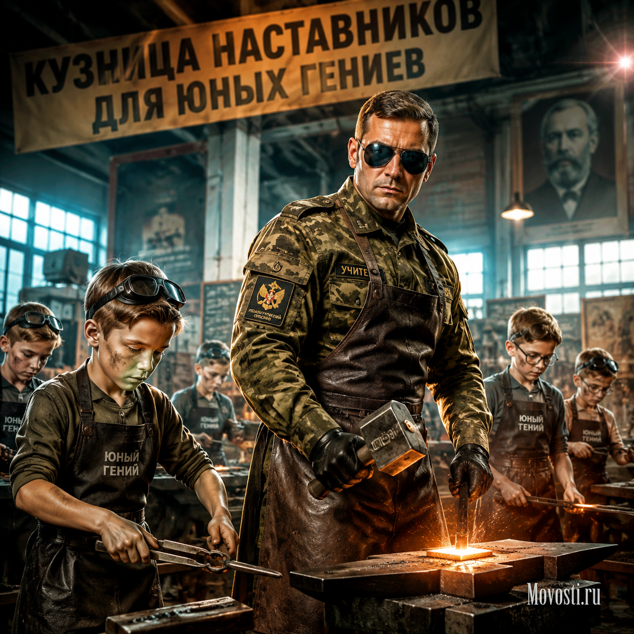 Педагогический спецназ в действии, направляющийся к юным гениям