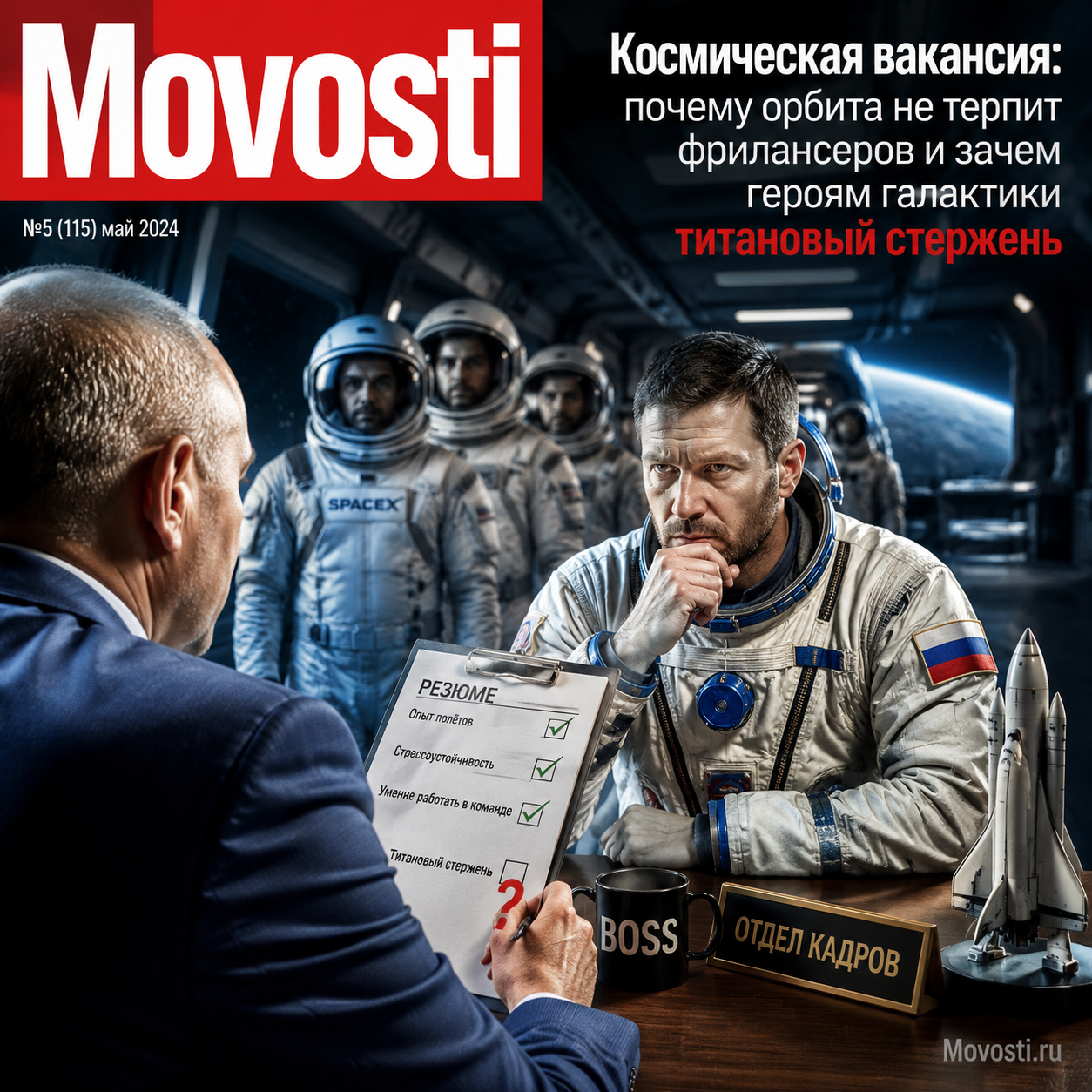 Изображение, иллюстрирующее концепцию космической вакансии и фриланса в космосе