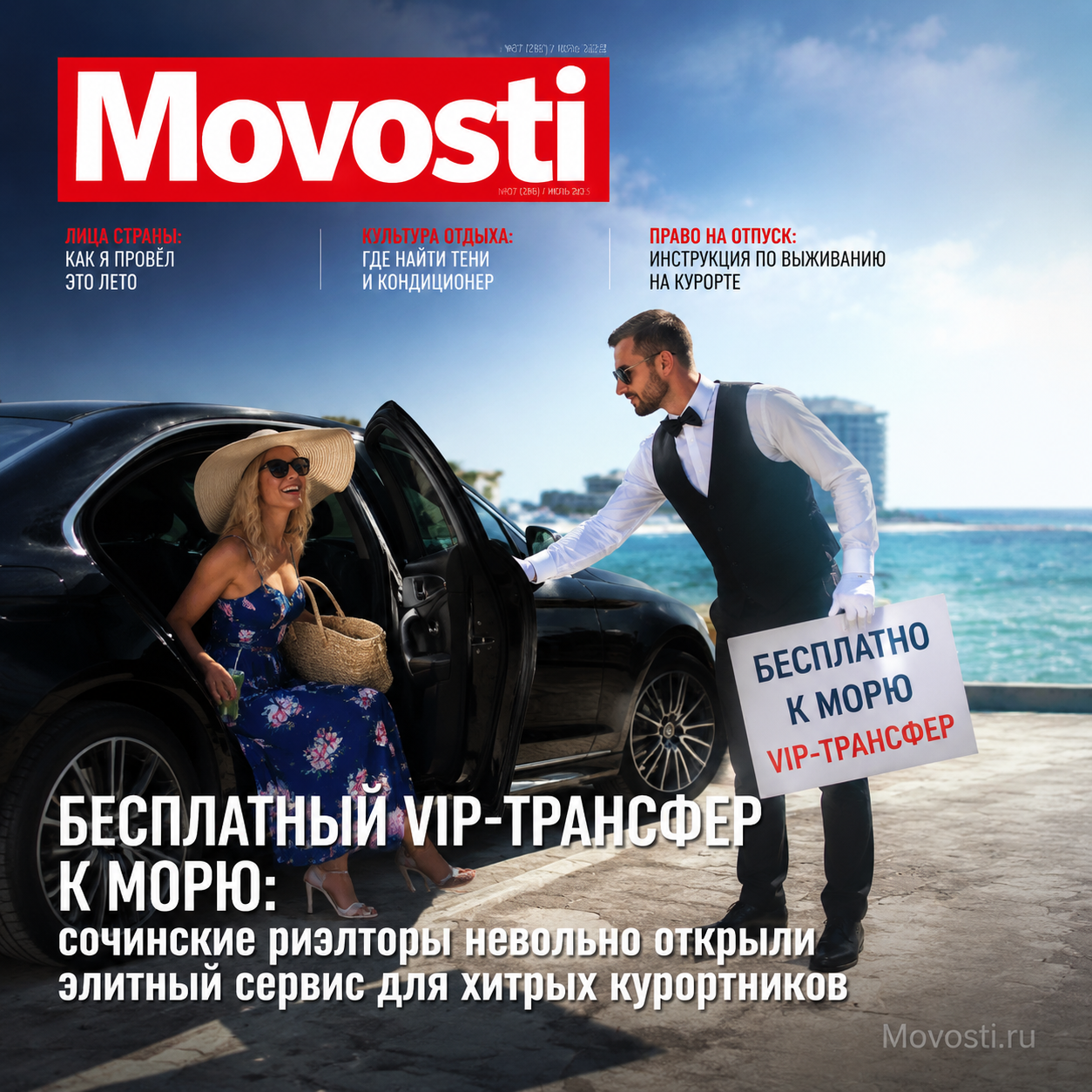 Элитный сервис трансфера к морю от сочинских риэлторов