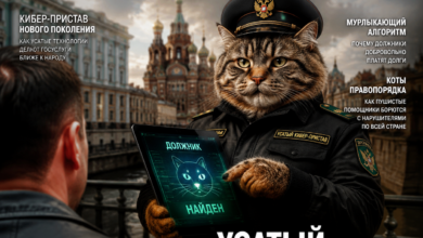 Электронный кот в Петербурге ловит должников на мурлыканье