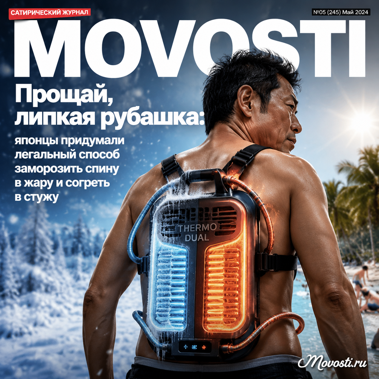Японская одежда, регулирующая температуру тела